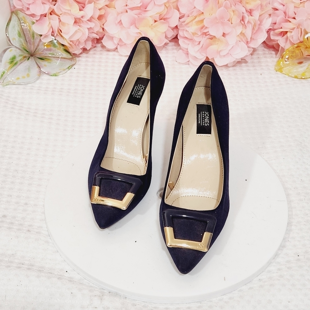 Jones New York Signature Diana II Navy Heels Size 6.5